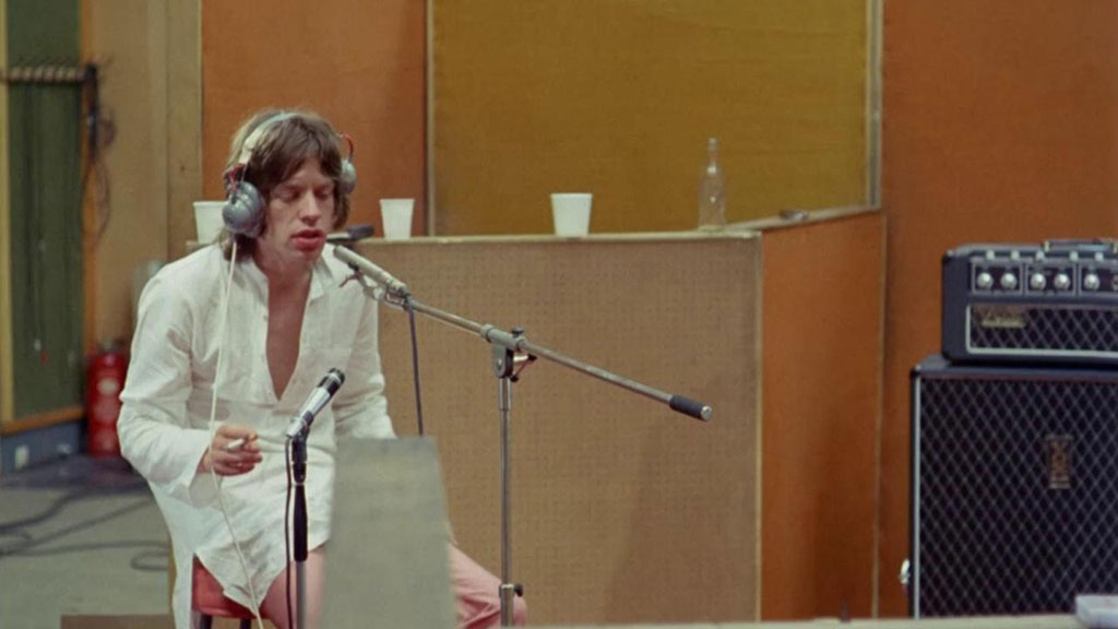 Mick Jagger, Keith Richards, Brian Jones, Bill Wyman, Charlie Watts dans One plus one (Sympathy for the devil)