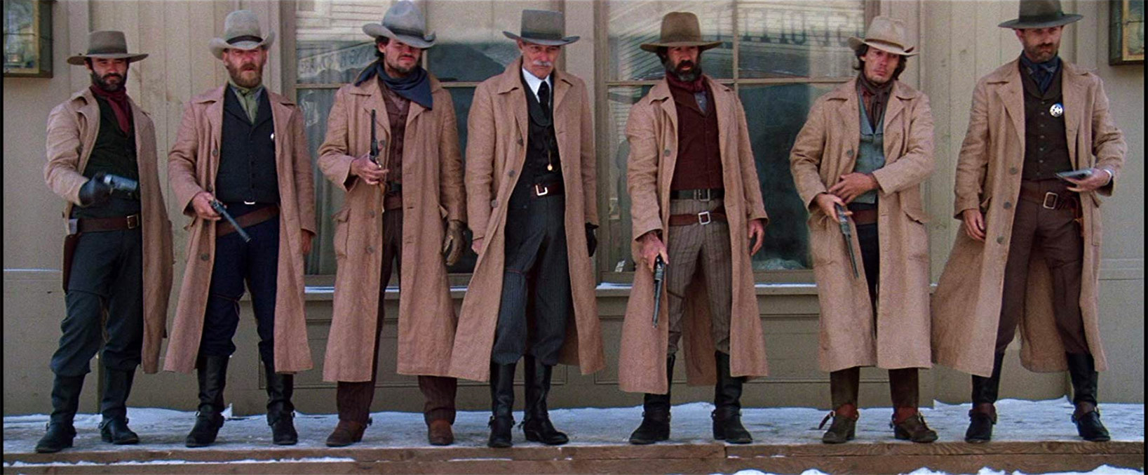 Billy Drago, S.A. Griffin, John Dennis Johnston, Jeffrey Josephson, Jack Radosta, John Russell, Robert Winley dans Pale Rider