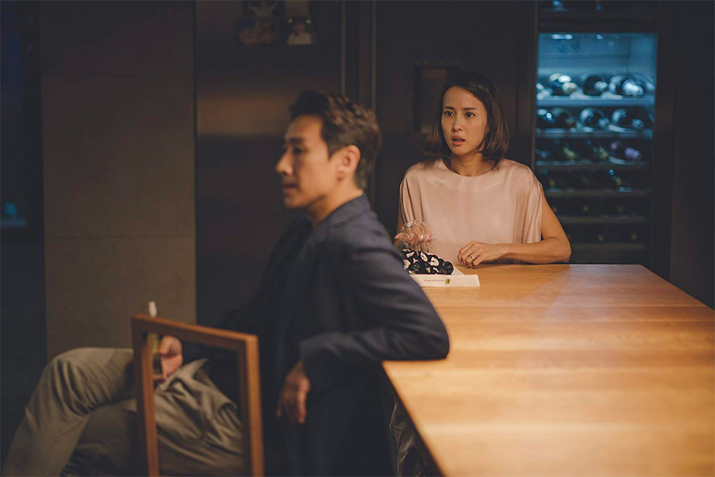 Yeo-Jeong Cho, Sun-kyun Lee dans Parasite