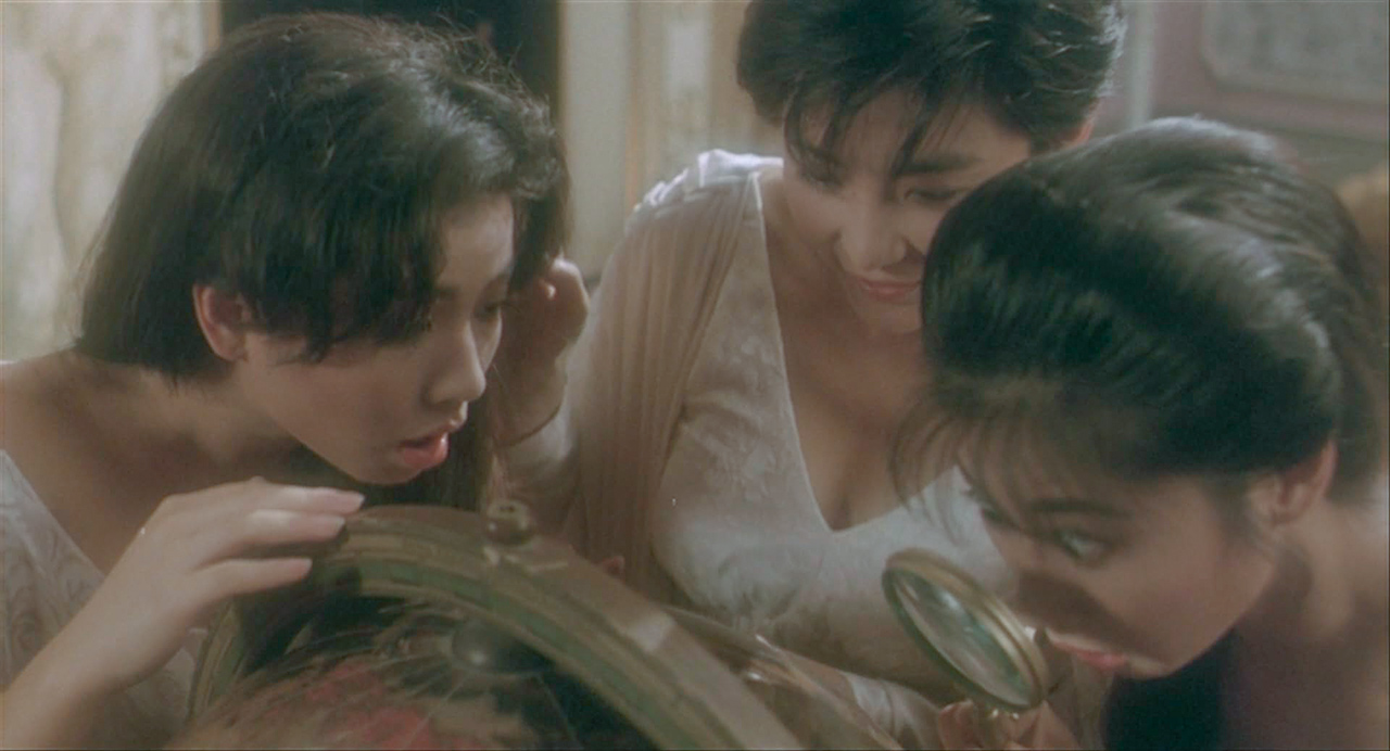 Cherie Chung, Brigitte Lin, Sally Yeh dans Pekin Opera Blues