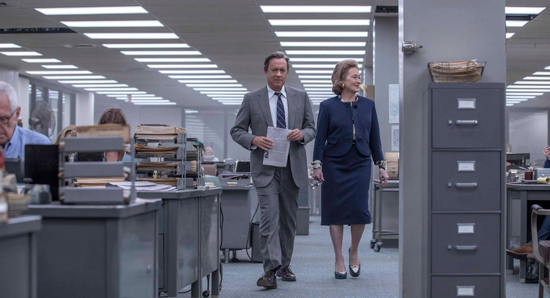 Meryl Streep, Tom Hanks dans Pentagon Papers