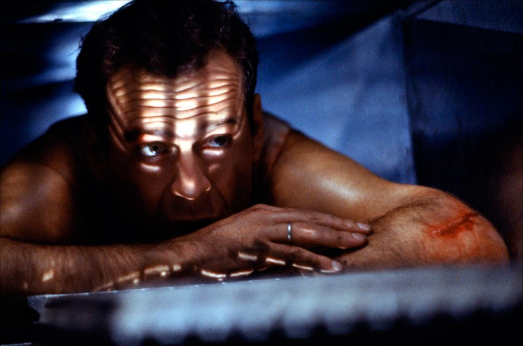 Bruce Willis dans Piège de cristal 