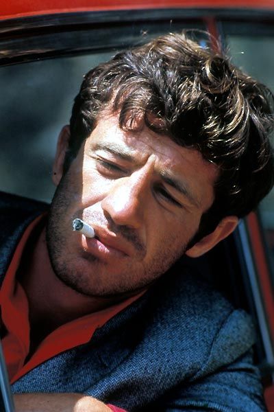 Jean-Paul Belmondo dans Pierrot le fou