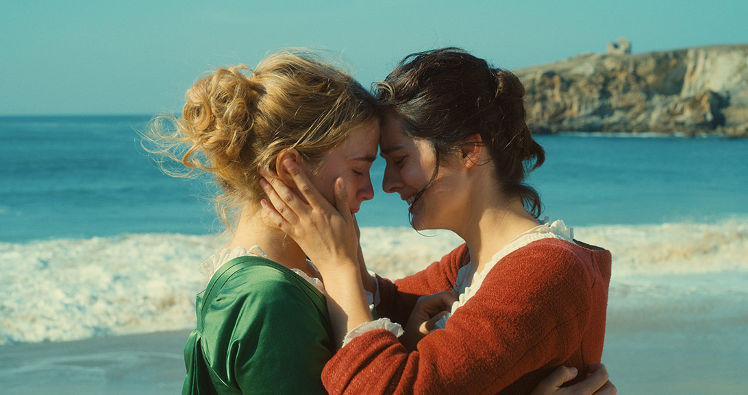 Adèle Haenel, Noémie Merlant dans Portrait de la jeune fille en feu