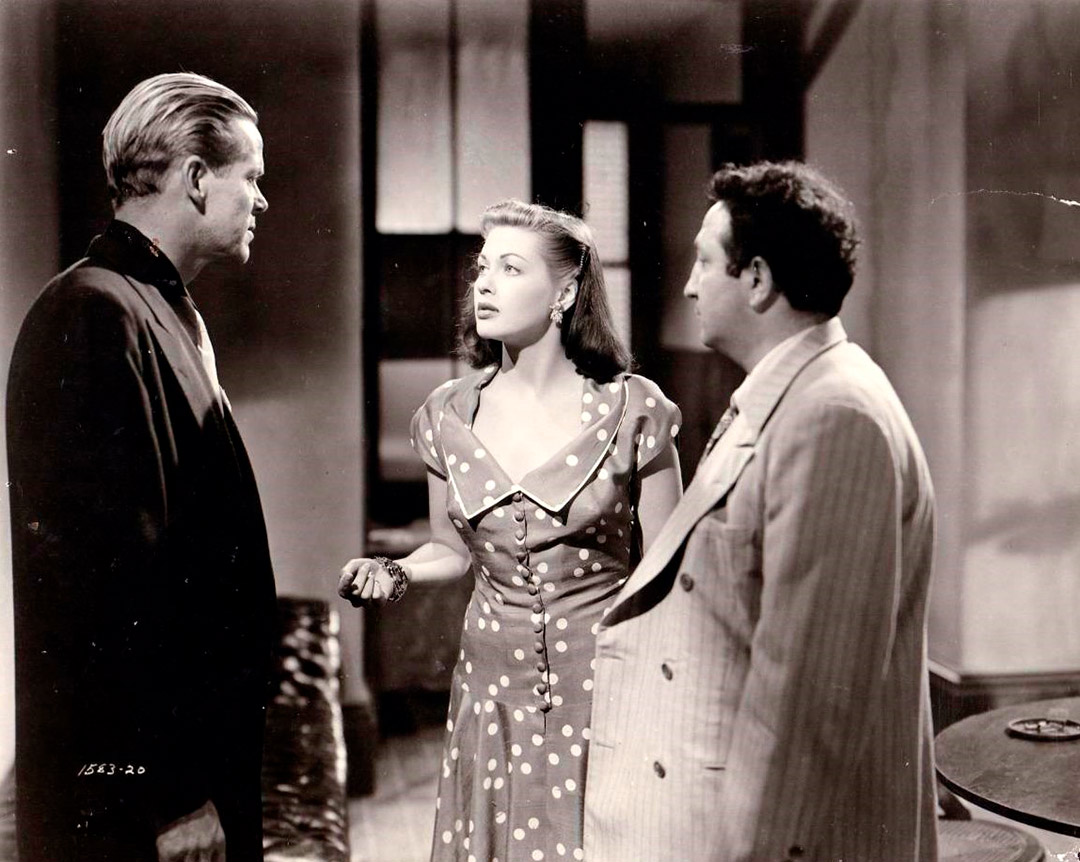 Yvonne De Carlo, Dan Duryea, Tom Pedi dans Pour toi j'ai tué