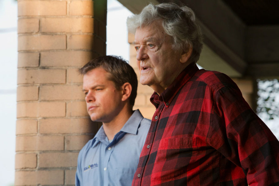 Matt Damon, Hal Holbrook dans Promised Land