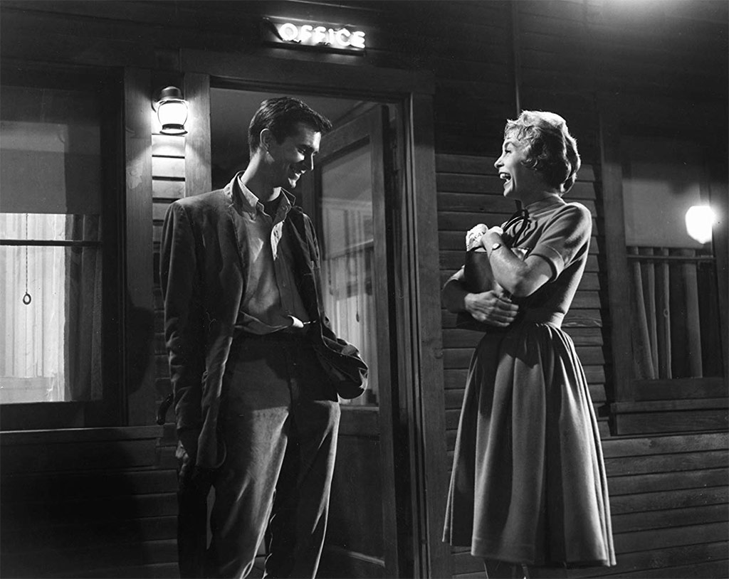 Anthony Perkins, Janet Leigh dans Psychose