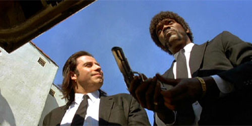 John Travolta, Samuel L. Jackson dans Pulp Fiction