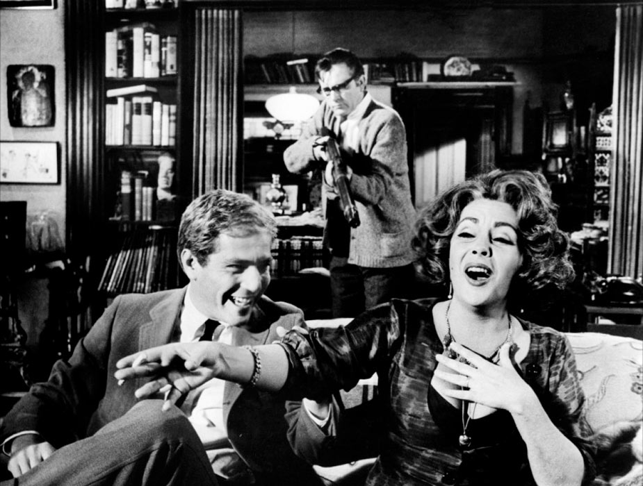 Richard Burton, Elizabeth Taylor, George Segal dans Qui a peur de Virginia Woolf ?