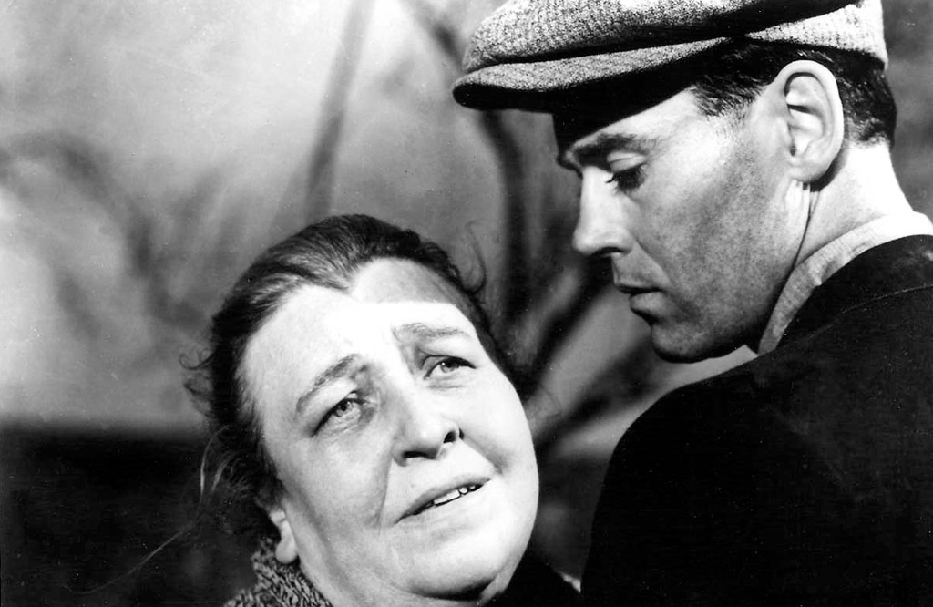 Henry Fonda, Jane Darwell dans le film Les Raisins de la colère