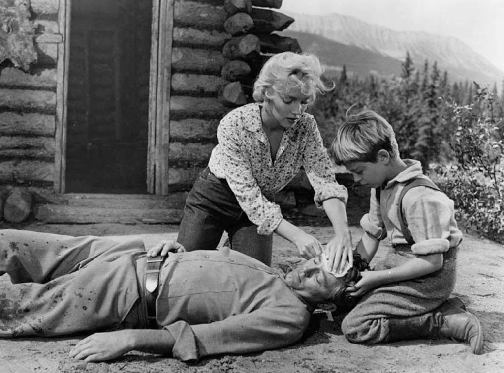 Marilyn Monroe et Robert Mitchum dans Rivière sans retour