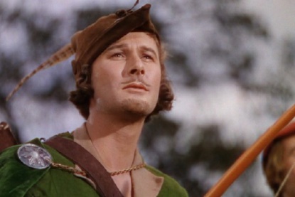 Errol Flynn dans Les Aventures de Robin des bois