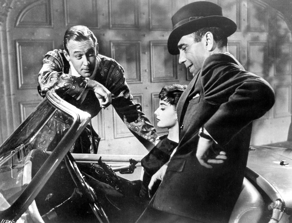 William Holden, Audrey Hepburn, Humphrey Bogart dans Sabrina