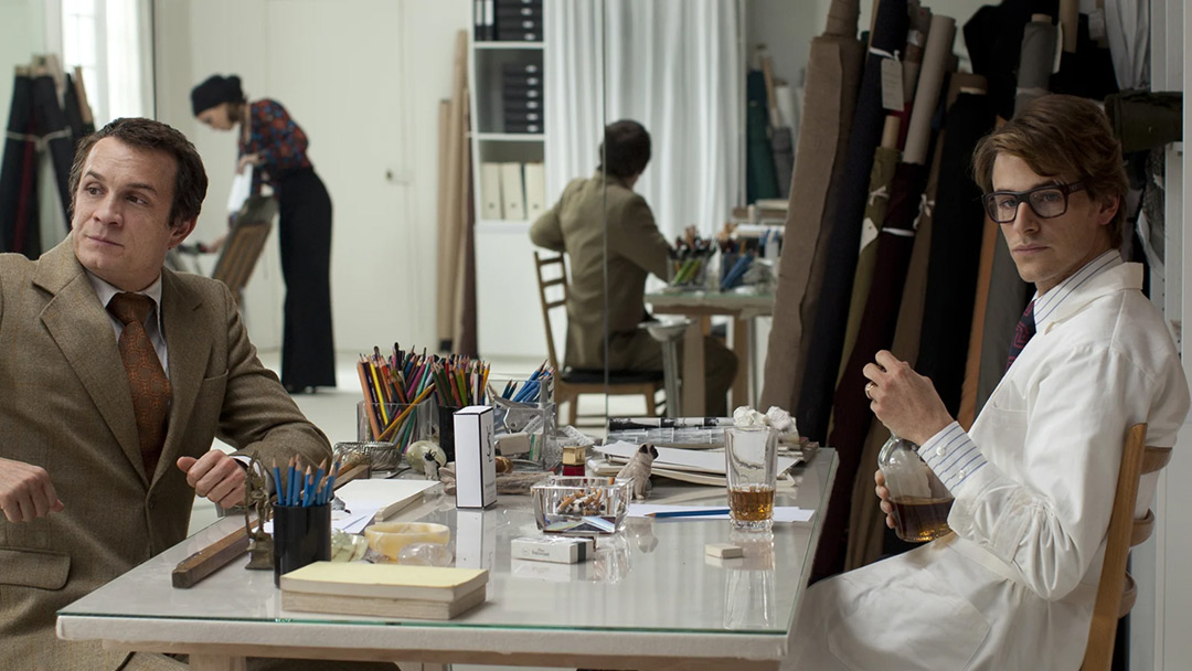 Gaspard Ulliel, Jérémie Renier dans Saint Laurent