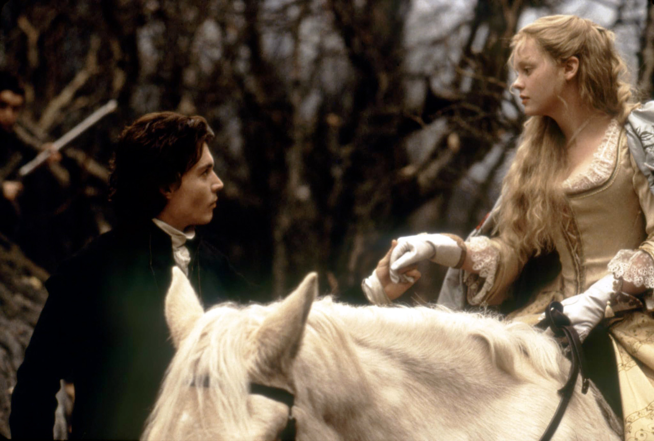 Johnny Depp, Christina Ricci dans Sleepy Hollow