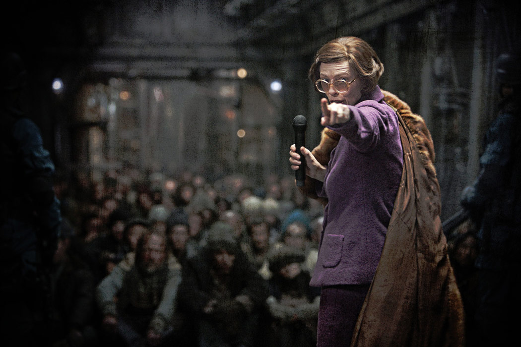 Tilda Swinton dans Snowpiercer