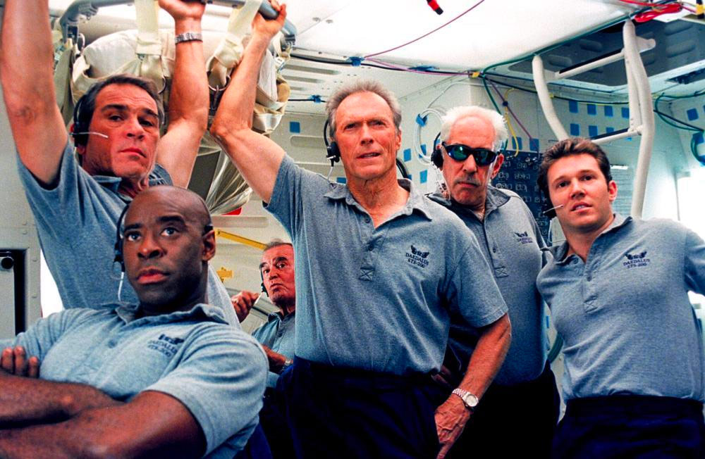 Clint Eastwood, Tommy Lee Jones, Loren Dean, Donald Sutherland, James Garner, Courtney B. Vance dans Space Cowboys