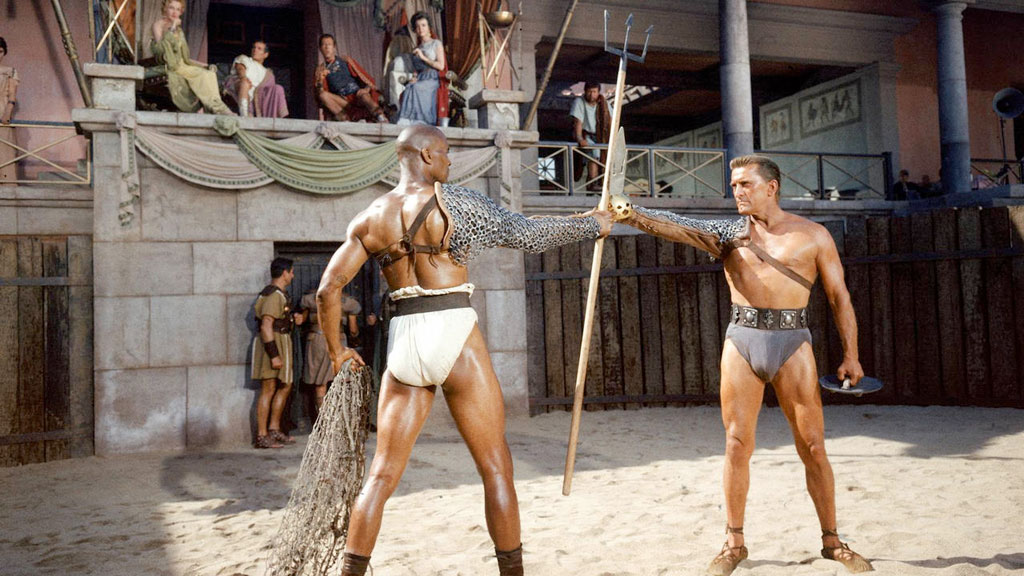 Kirk Douglas, Woody Strode dans Spartacus