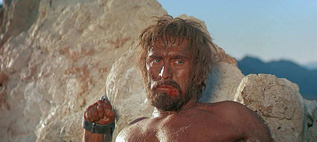 Kirk Douglas dans Spartacus