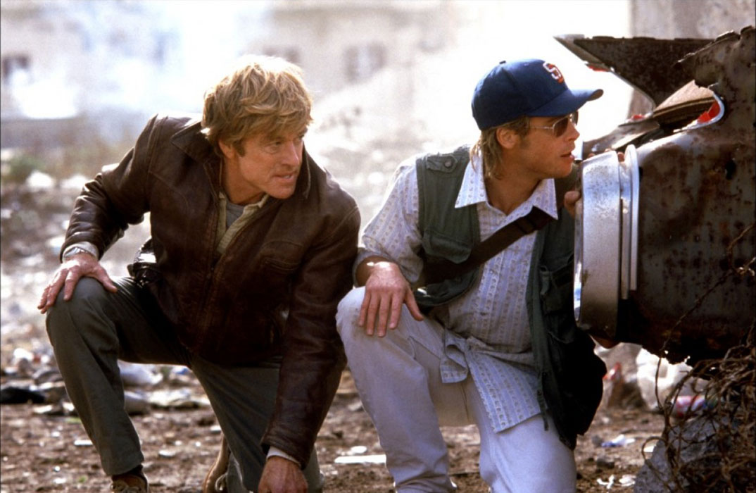 Robert Redford, Brad Pitt dans Spy game, jeu d'espions