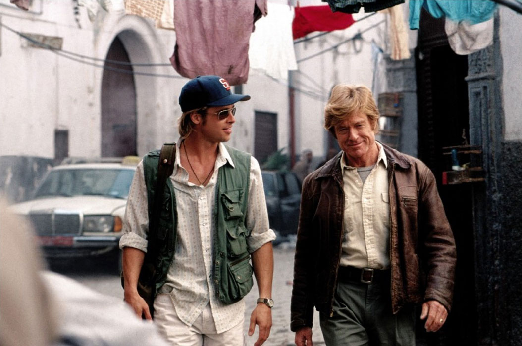 Robert Redford, Brad Pitt dans Spy game, jeu d'espions
