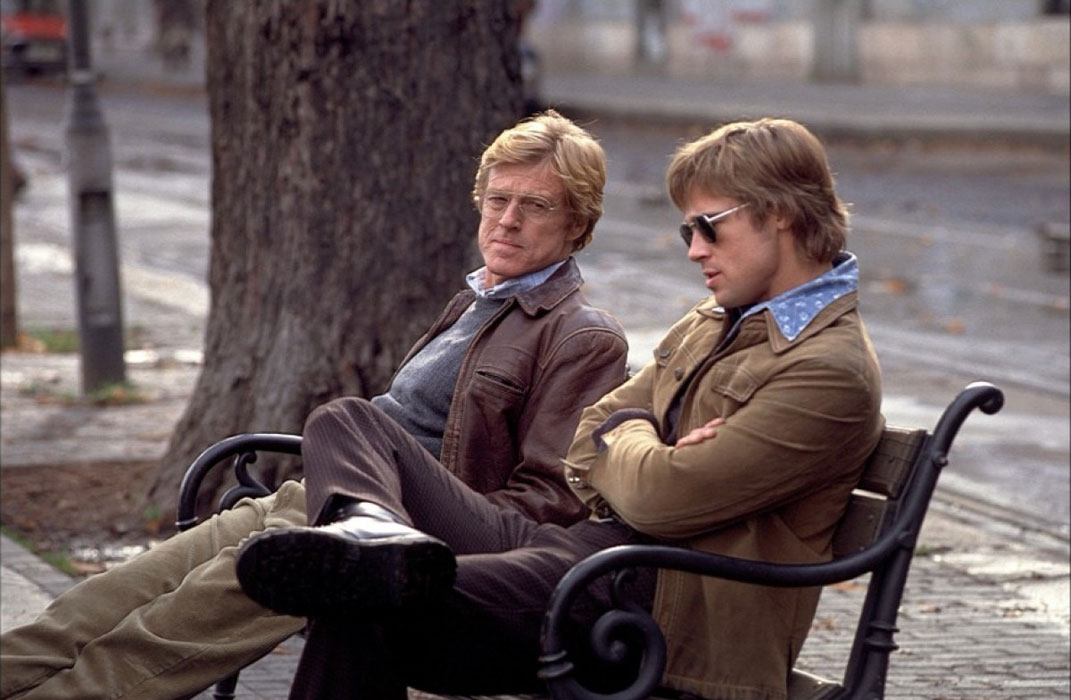 Robert Redford, Brad Pitt dans Spy game, jeu d'espions