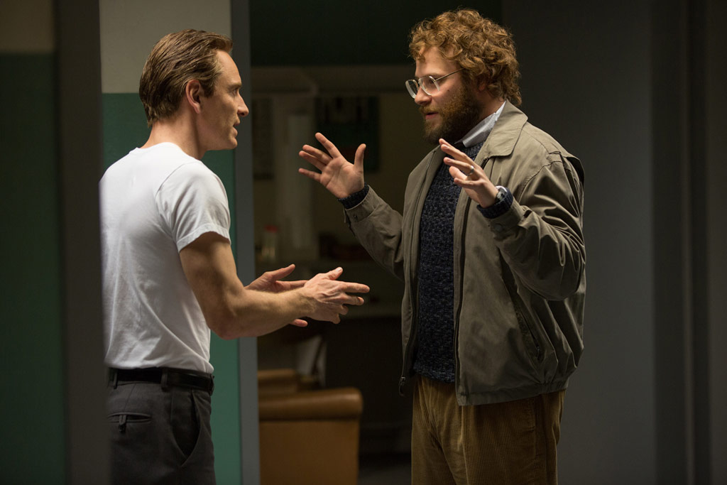 Michael Fassbender, Seth Rogen dans Steve Jobs