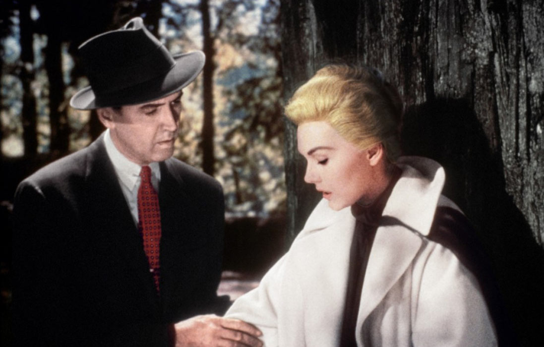 James Stewart, Kim Novak dans Sueurs froides