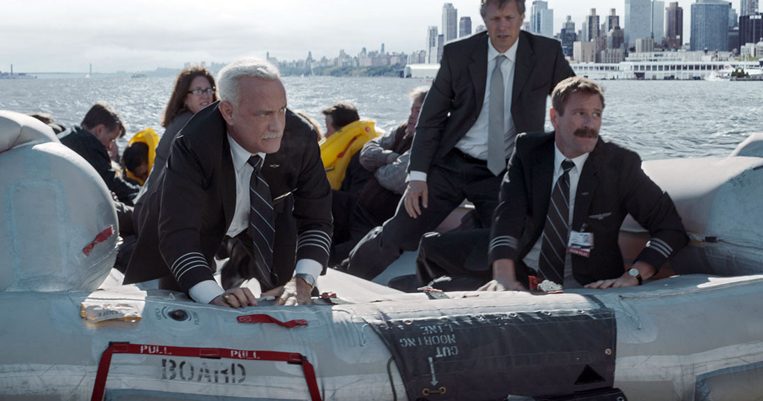 Tom Hanks, Aaron Eckhart dans Sully