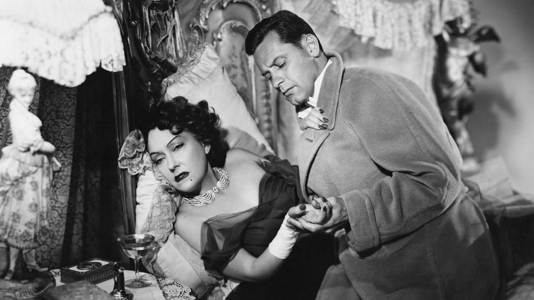 Gloria Swanson, William Holden dans Sunset Boulevard