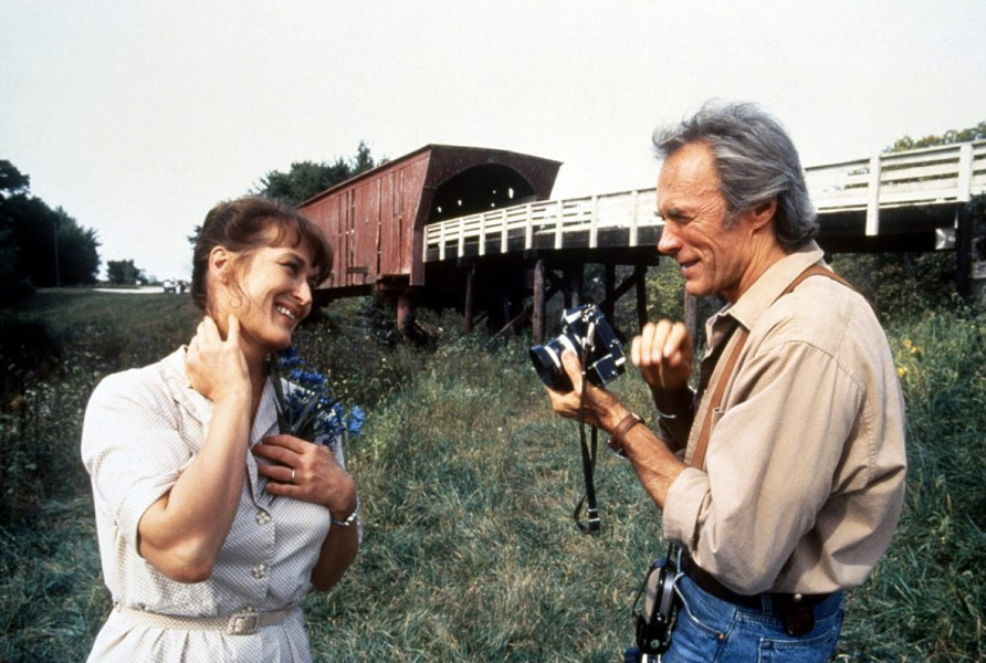 Meryl Streep, Clint Eastwood dans Sur la route de Madison