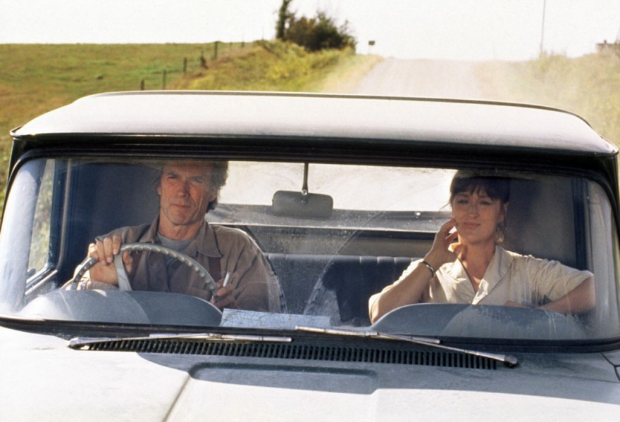 Meryl Streep, Clint Eastwood dans Sur la route de Madison