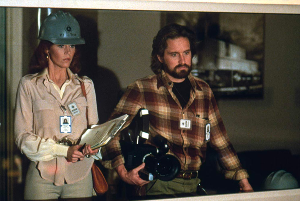 Jane Fonda, Michael Douglas dans Le Syndrome chinois