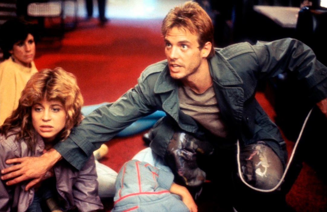 Linda Hamilton, Michael Biehn dans Terminator