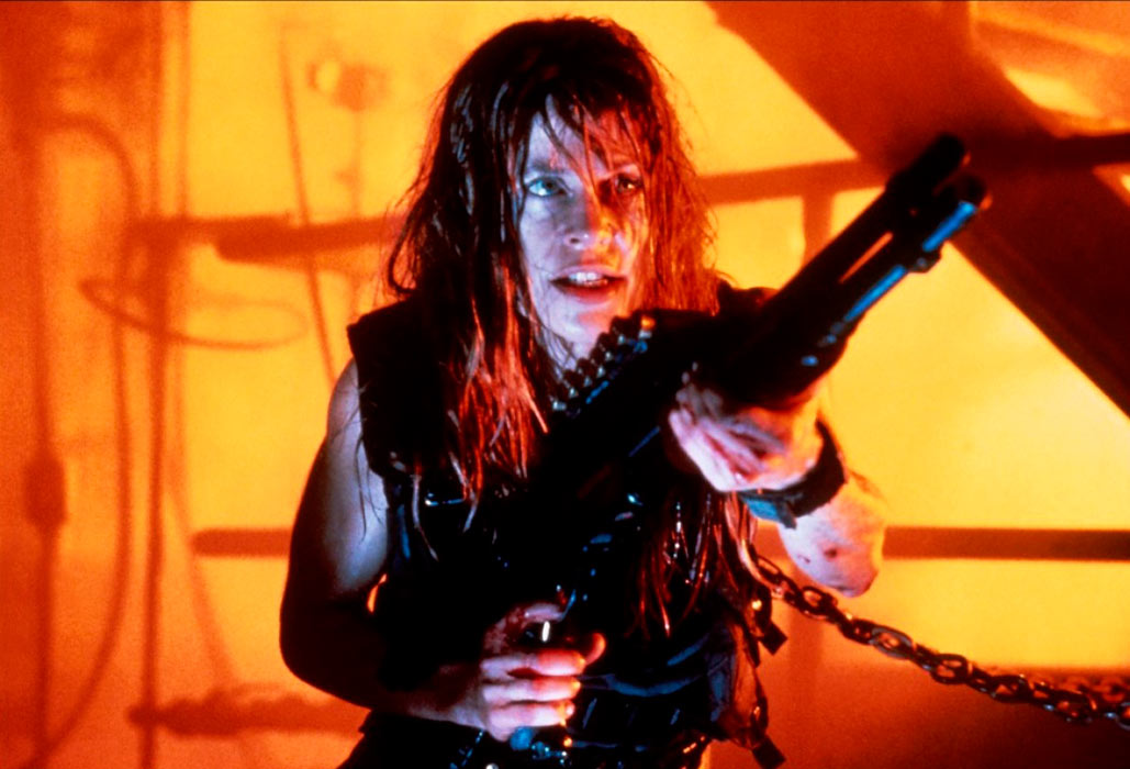 Linda Hamilton dans Terminator