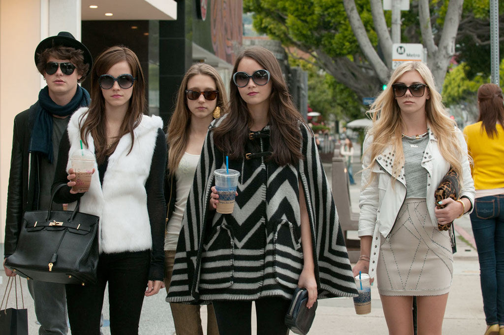 Claire Julien, Emma Watson, Israel Broussard, Katie Chang, Taissa Farmiga dans The Bling ring