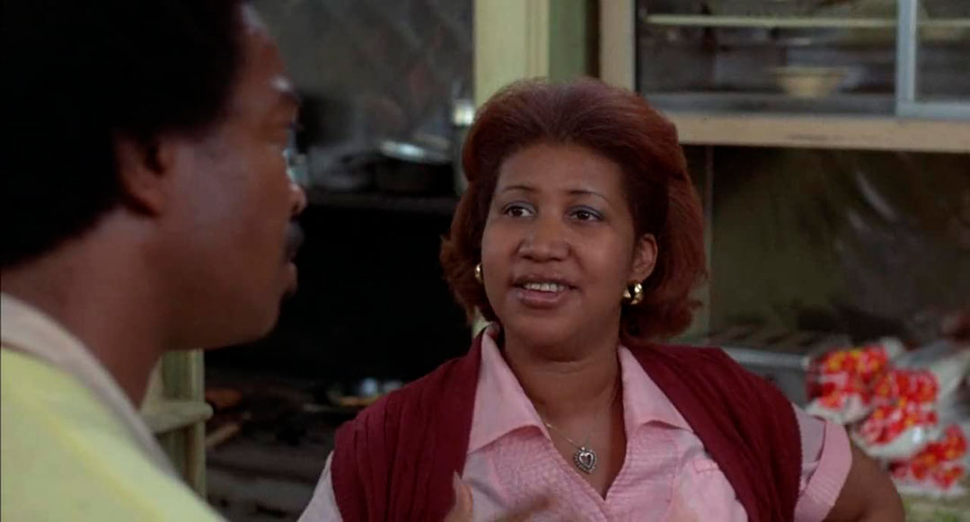 Aretha Franklin, Matt Murphy dans The Blues Brothers