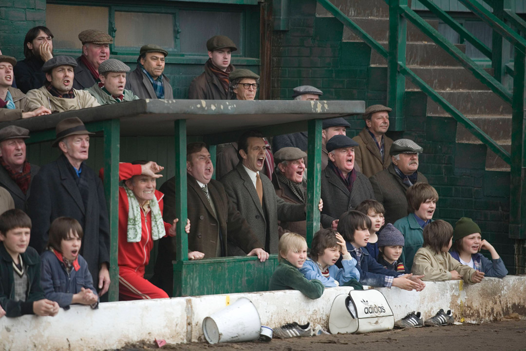 Timothy Spall, Maurice Roëves, Michael Sheen dans The Damned United