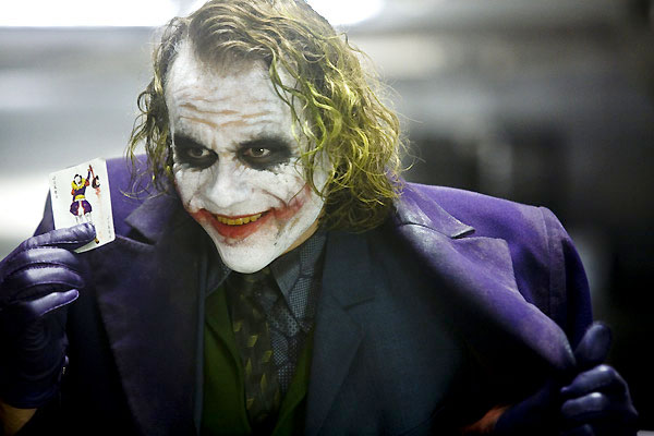 Heath Ledger dans The Dark Knight, Le Chevalier Noir 