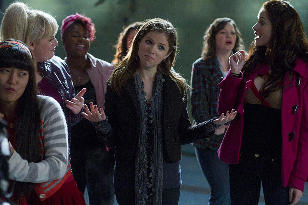 Anna Kendrick, Rebel Wilson, Alexis Knapp, Ester Dean, Wanetah Walmsley, Kelley Jakle, Shelley Regner  dans The Hit Girls