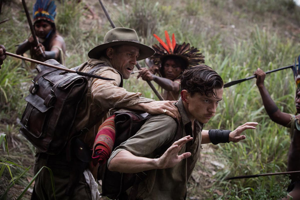 Charlie Hunnam, Tom Holland dans The Lost city of Z