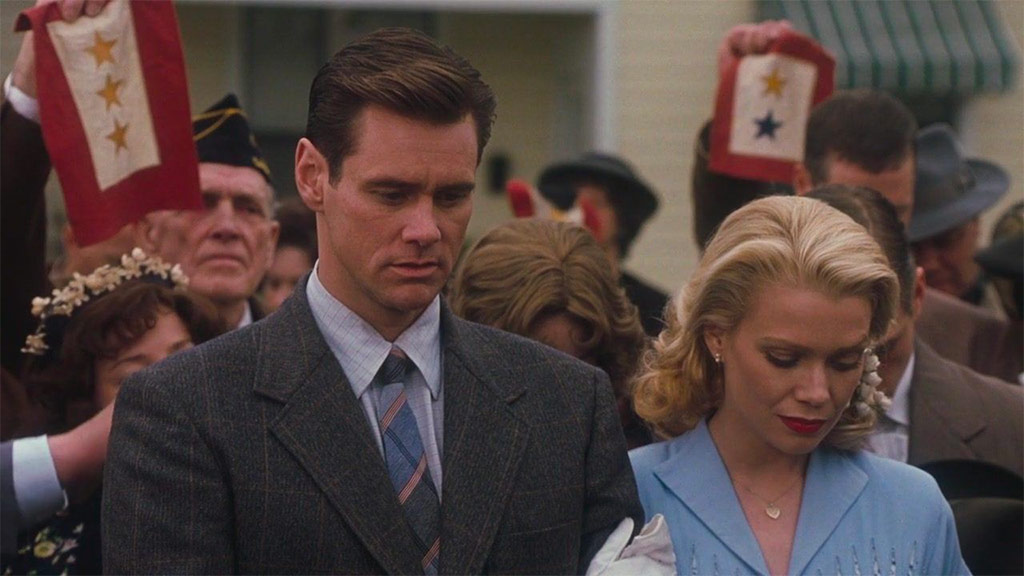 Jim Carrey, Laurie Holden dans The Majestic