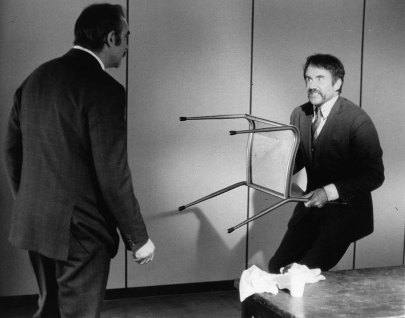 Sean Connery, Ian Bannen dans The Offence