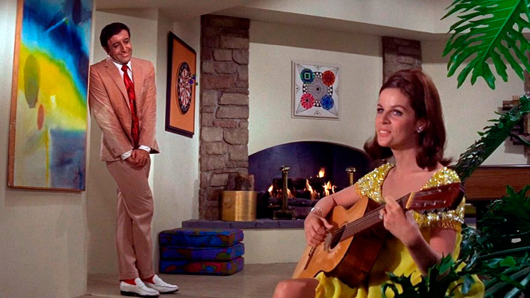 Claudine Longet, Peter Sellers dans The Party