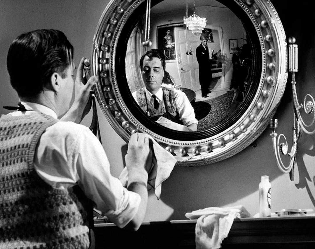 Dirk Bogarde, James Fox dans The Servant