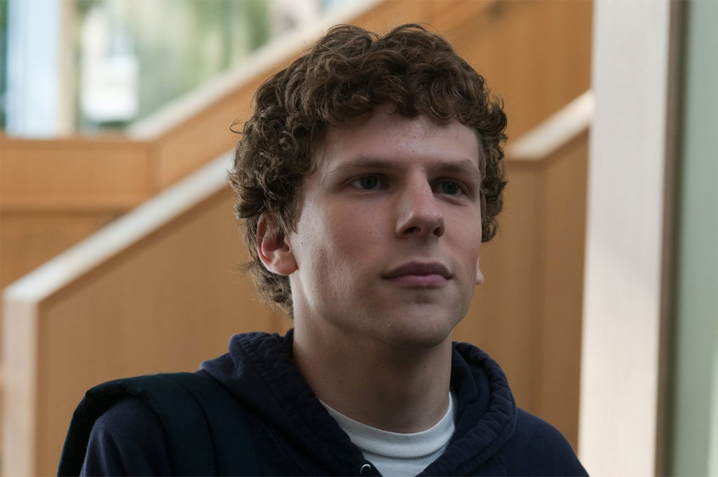 Jesse Eisenberg dans The Social network