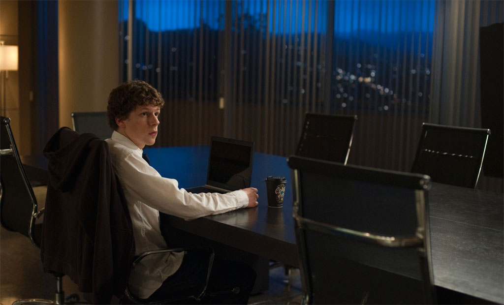 Jesse Eisenberg dans The Social network