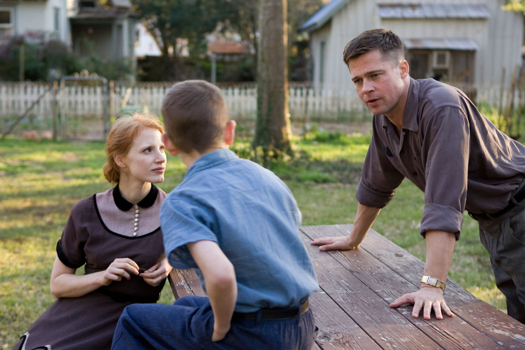 Jessica Chastain, Brad Pitt dans The Tree of Life