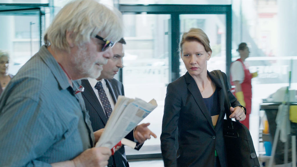 Peter Simonischek, Sandra Hüller dans Toni Erdmann