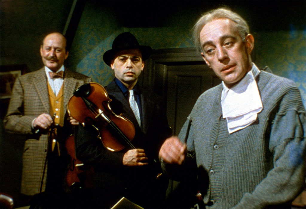 Alec Guinness, Herbert Lom, Cecil Parker dans Tueurs de Dames